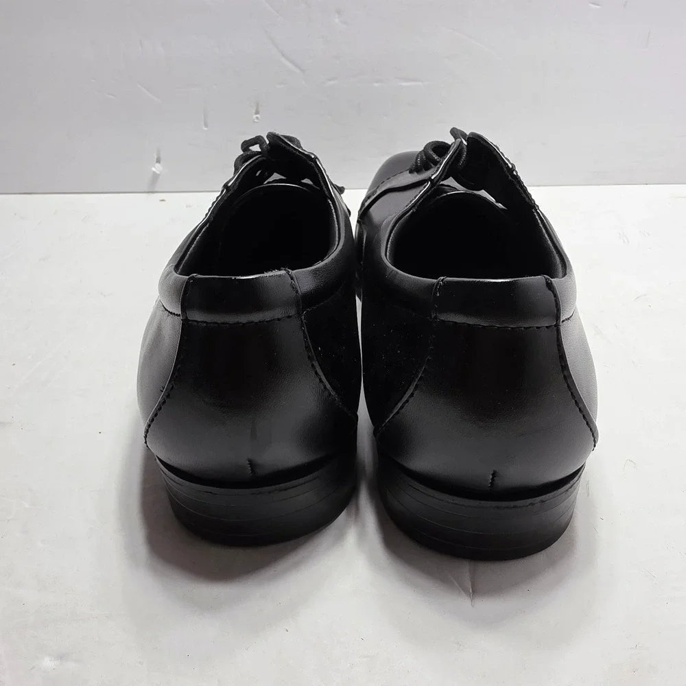 Alfani Andrew Mens Black Plain Toe Derby Dress Shoes Memory Foam 9.5M ANDREWBK